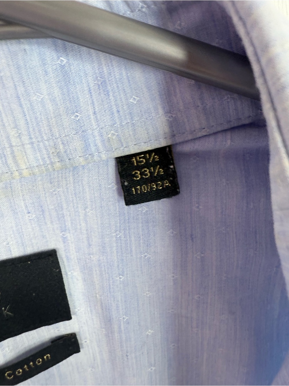 G2000 Men's Light Blue Button-Down Dress Shirt - Classic Fit - Picture 9 of 11